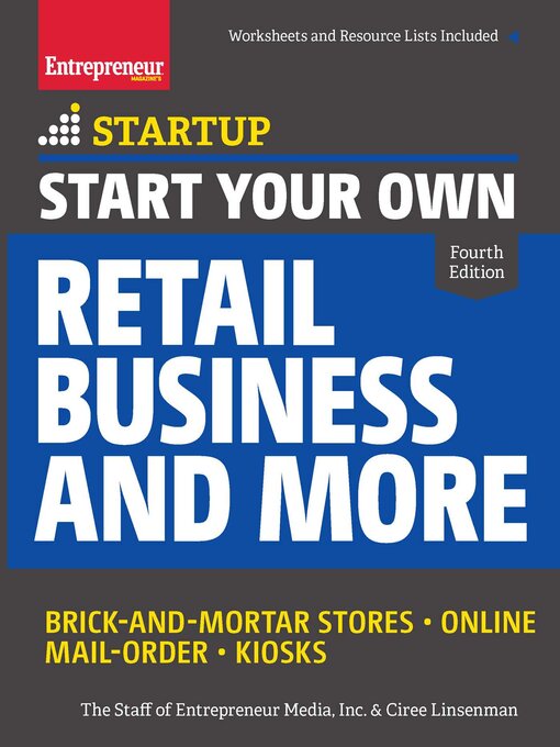 Cover image for Start Your Own Retail Business and More